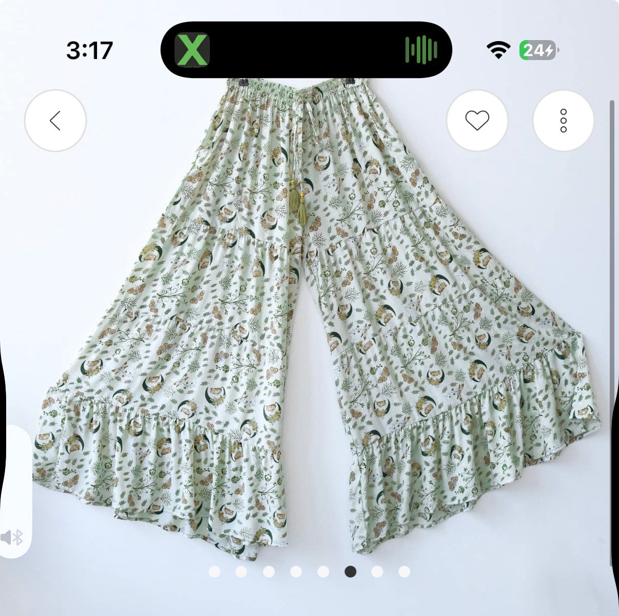 FLOWY CELESTIAL BOHO WITCH PANTS o/s