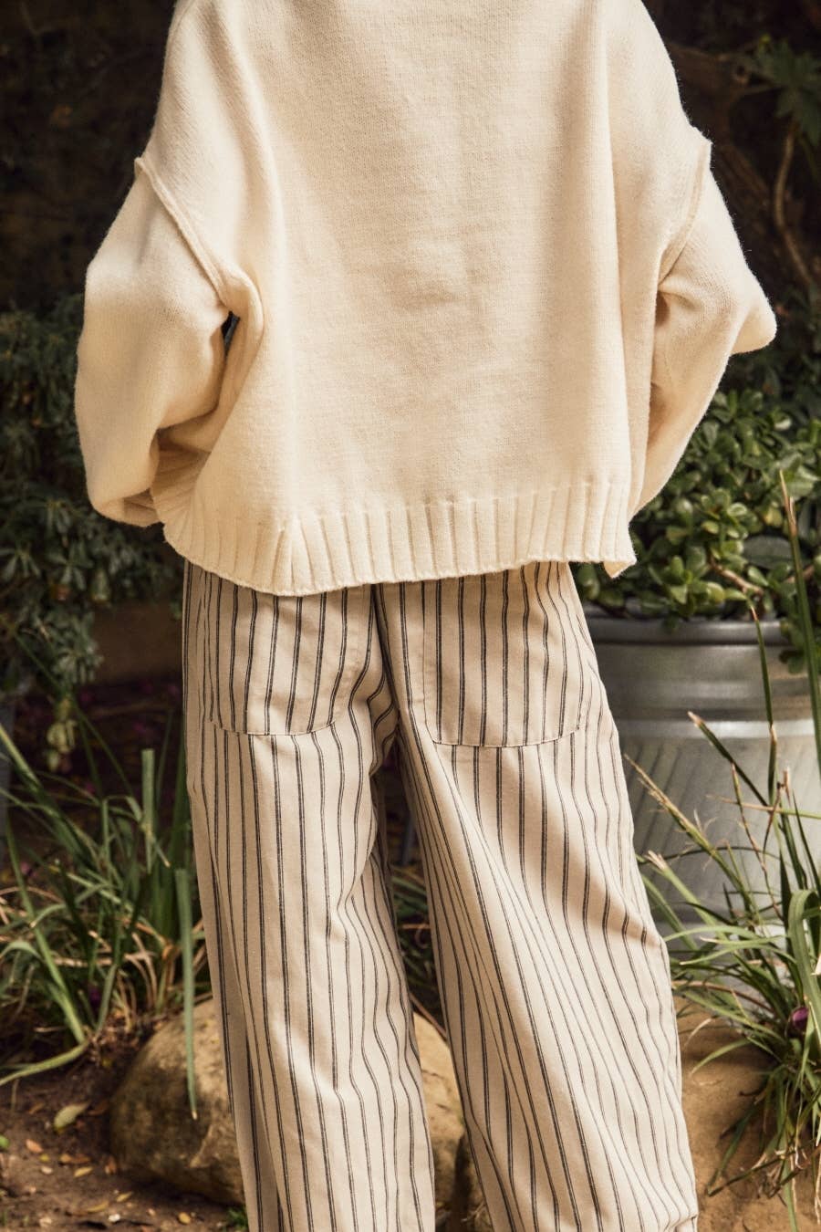 Patchwork Knit Sweater