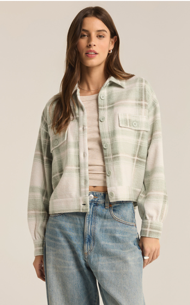 Z SUPPLY ABBOT PLAID JACKET