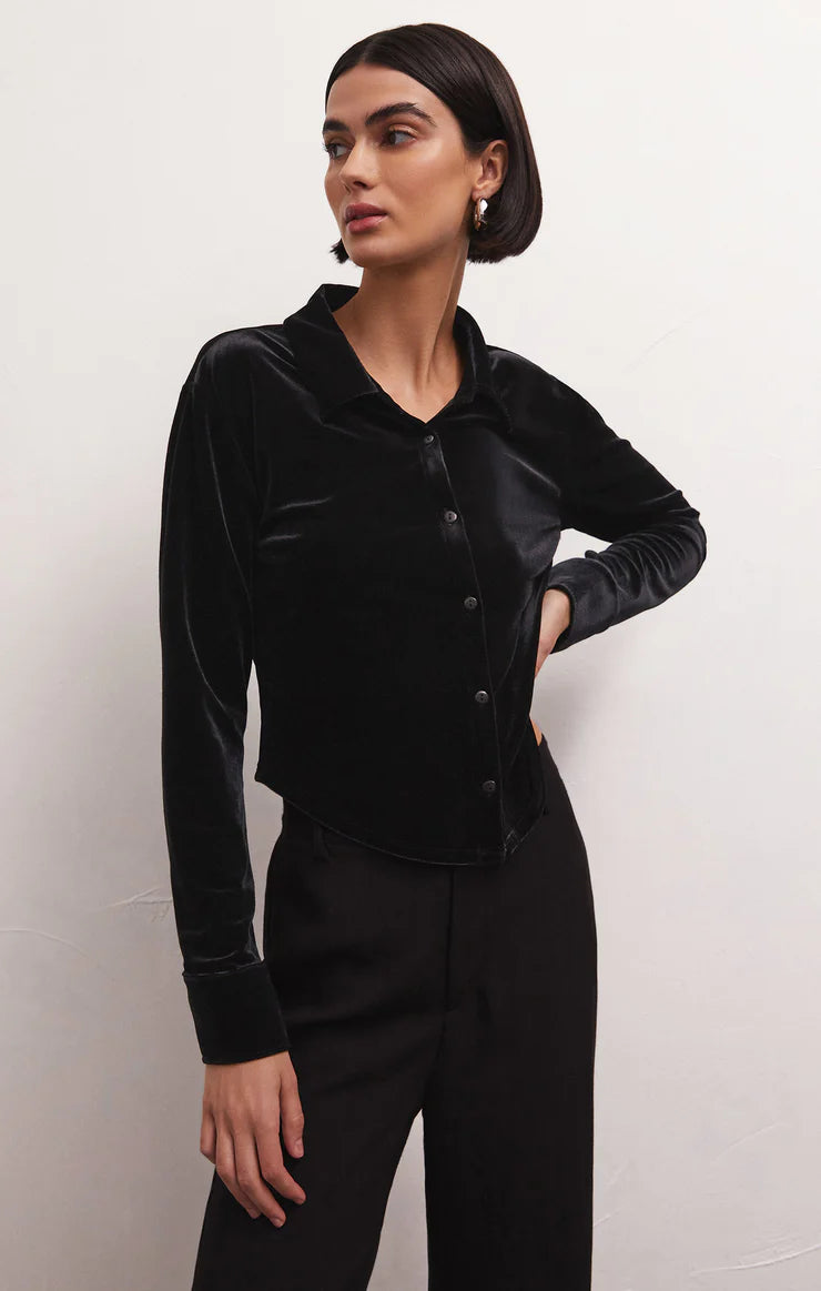 Z SUPPLY PRESLEY VELVET TOP