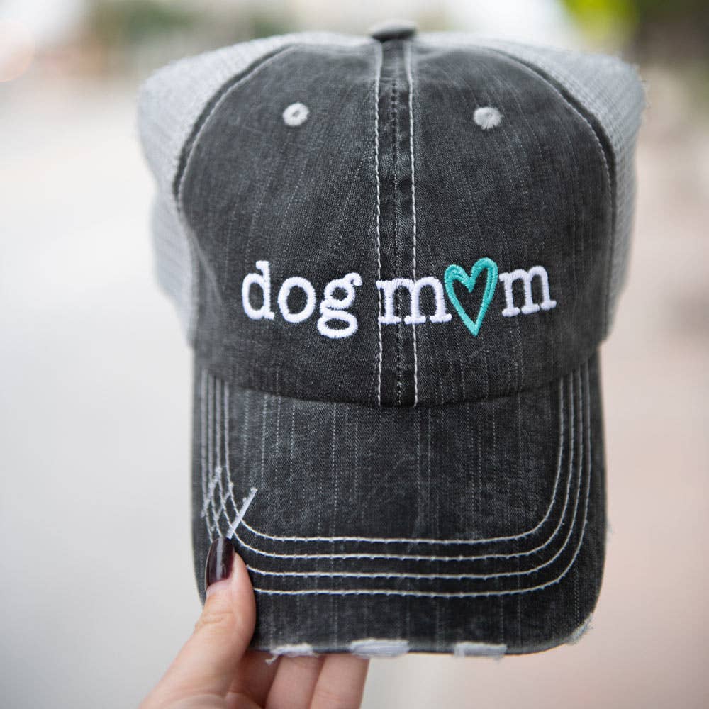 Dog Mom Embroidered Trucker Hats