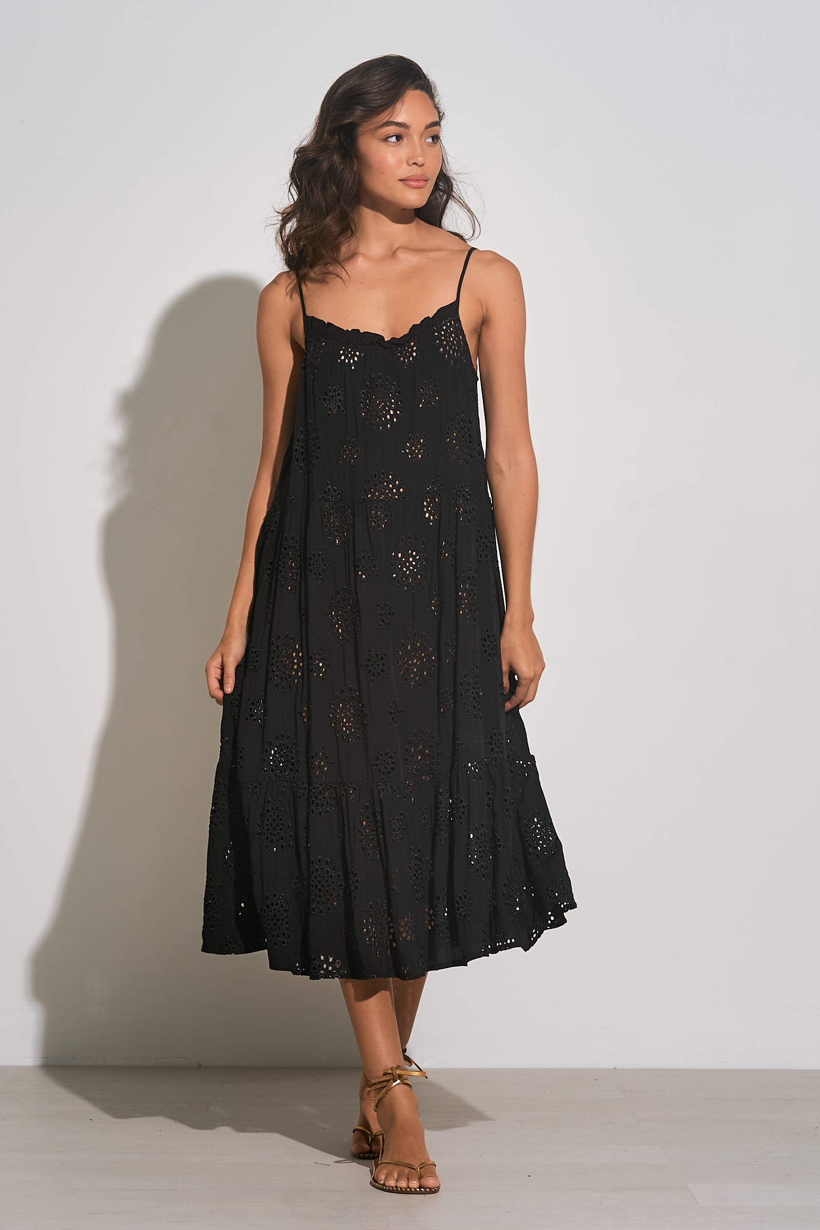 elan crochet dress Elan Maxi Crochet Tank Swim Cover Up Dress
