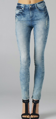 FADED WASH SKINNY JEAN