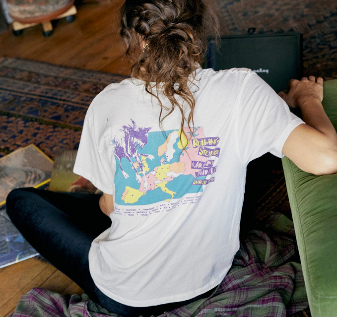 ROLLING STONES URBAN JUNGLE BOYFRIEND VINTAGE TEE