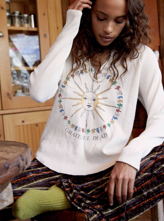Grateful Dead Anthem Of The Sun Raglan Thermal