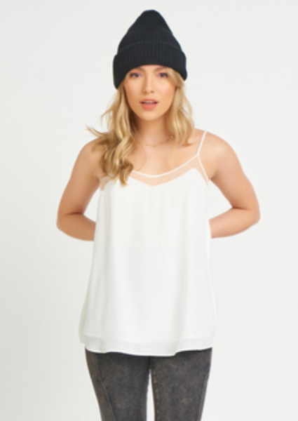 DEX F21 Mesh trim cami 1823005 D