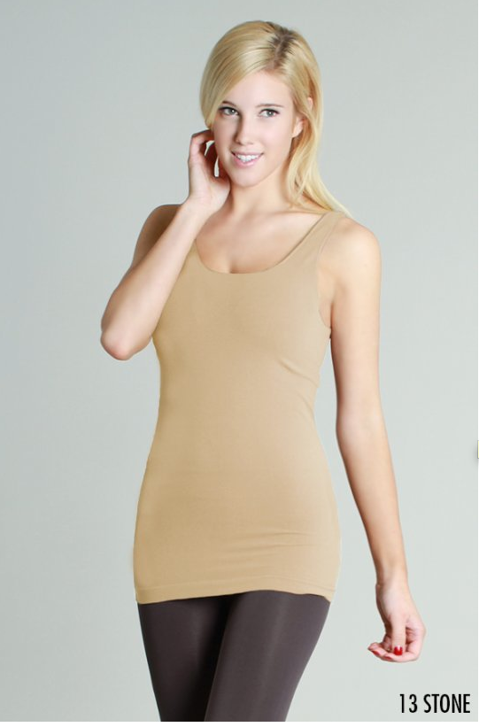 NIKIBIKI PLAIN JERSEY TANK TOP IN MANY COLORS