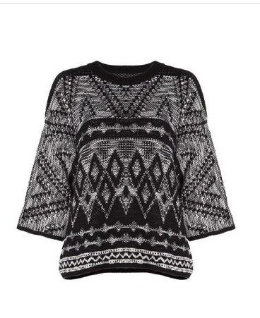 NAVAJO DROP SHOULDER SWEATER