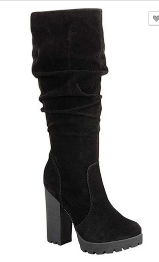 BLACK SUEDE BOOT
