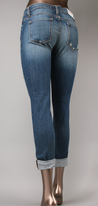 FLYING MONKEY Distressed Slim Boyfriend Denim Jean L7598