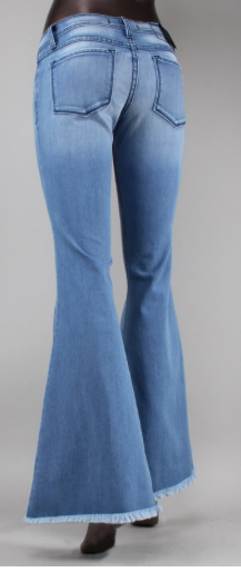 FLYING MONKEY FRAY HEM FLARE REGULAR RISE