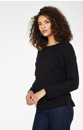 PROJECT SOCIAL T Ilana Cozy Back-V IN BLACK