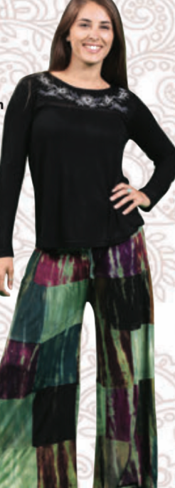 CHELSEA PANTS PATCHWORK AJW9