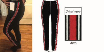 SUZETTE HIGH WAIST LEGGING WITH TAPING 81012SZ