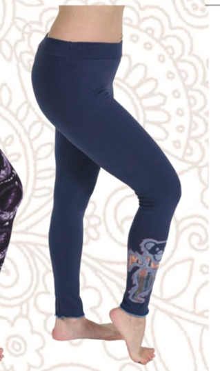 DANCING BEAR LEGGINGS IN BLACK