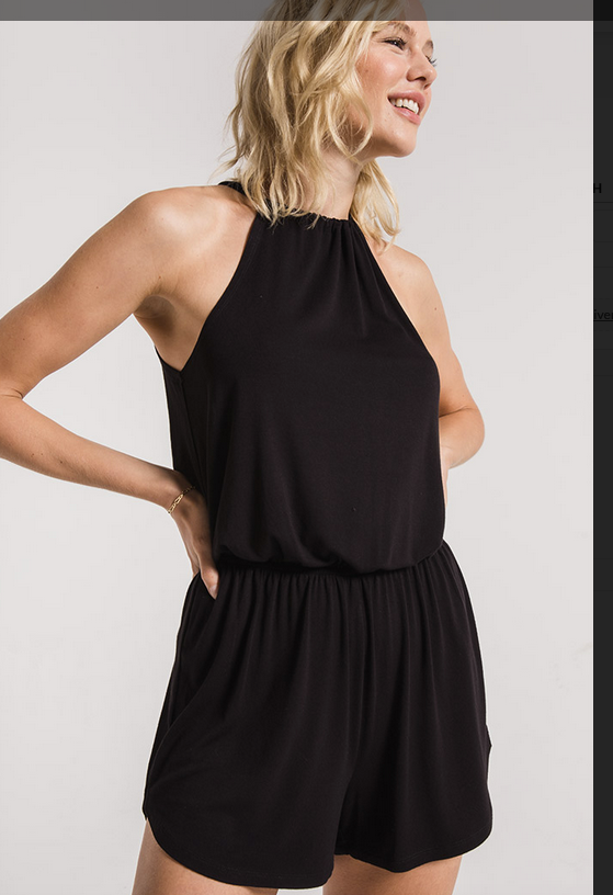 Z SUPPLY THE AMELIA HALTER ROMPER