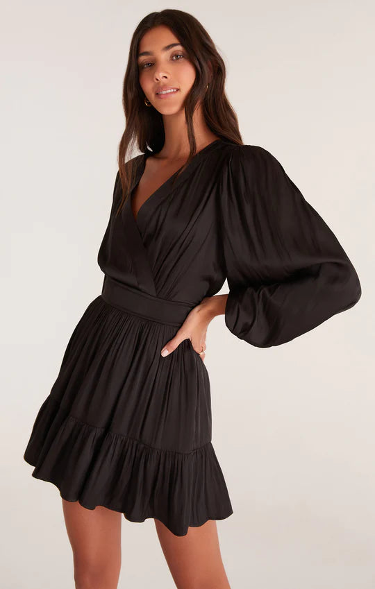 alita mini dress The Alita Mini Dress: Sheer French tulle and hand-beaded Oasis appliqu  combine for a bold yet delicate look