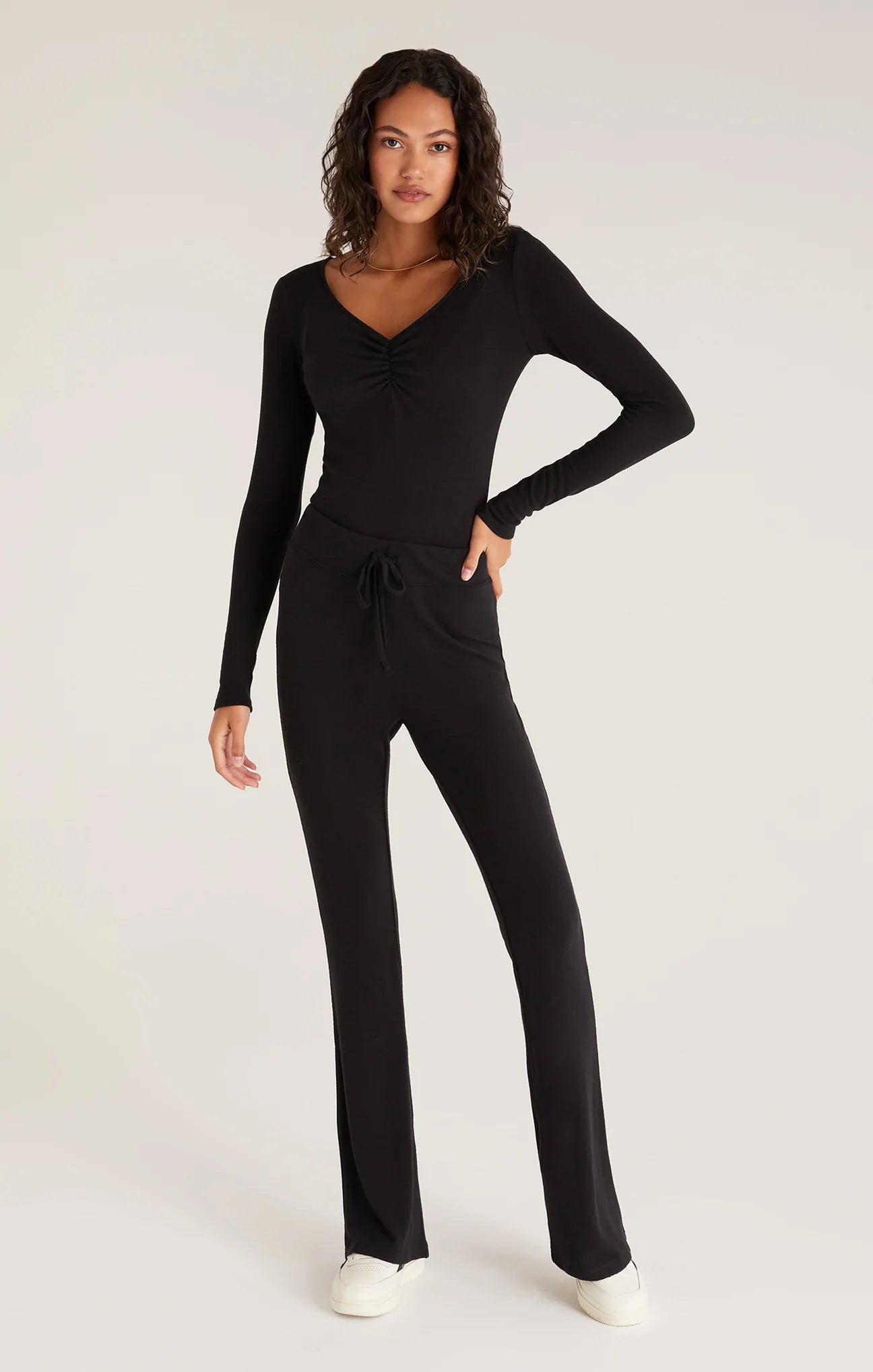 Z SUPPLY MARLED FLARED PANT