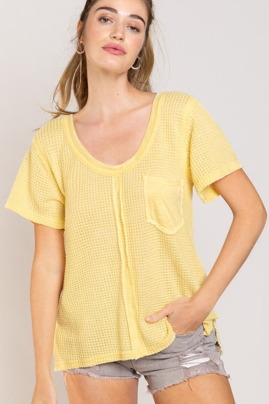 WAFFLE POCKET TSHIRT