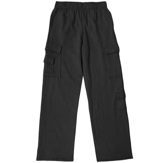 SUZETTE Brushed Soft Cloud Cargo Pocket Straight Leg Pant