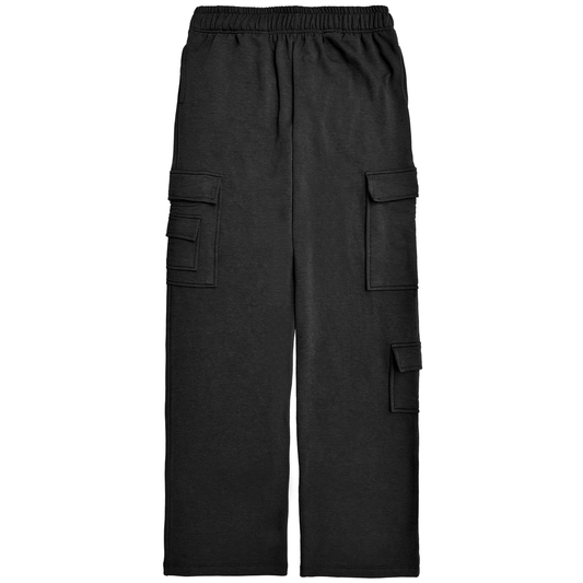 SUZETTE Brush Soft Cloud Cargo Pocket Straight Leg Pant