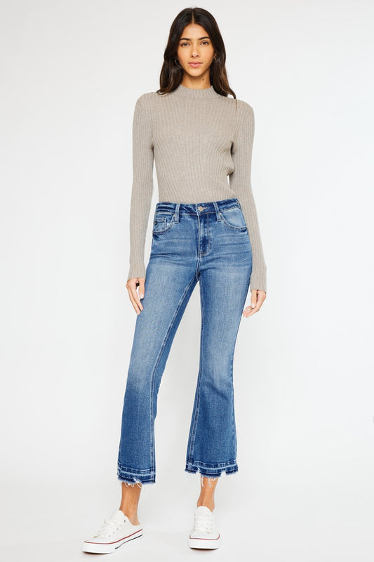 KAN CAN HIGH RISE CROP BOOTCUT-KC20021M