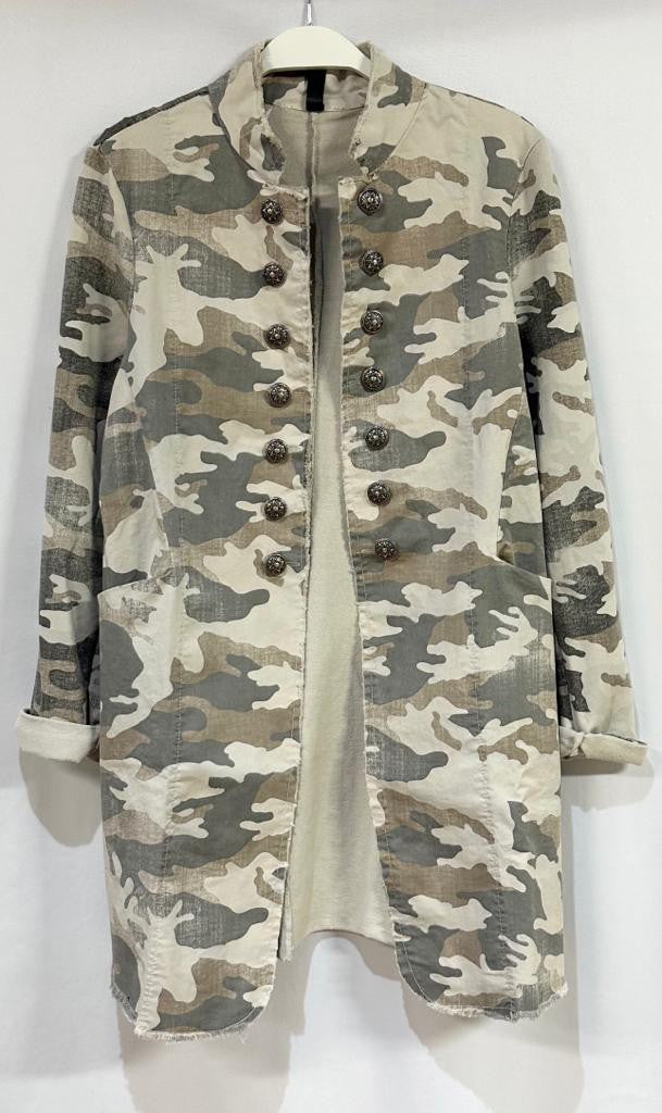 CAMOUFLAGE LONG SGT. PEPPER JACKET