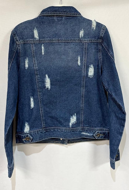 DISTRESSED DENIM JACKET