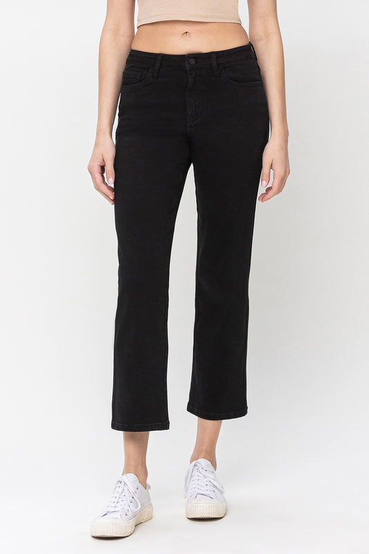 VERVET HIGH RISE ANKLE STRAIGHT JEANS