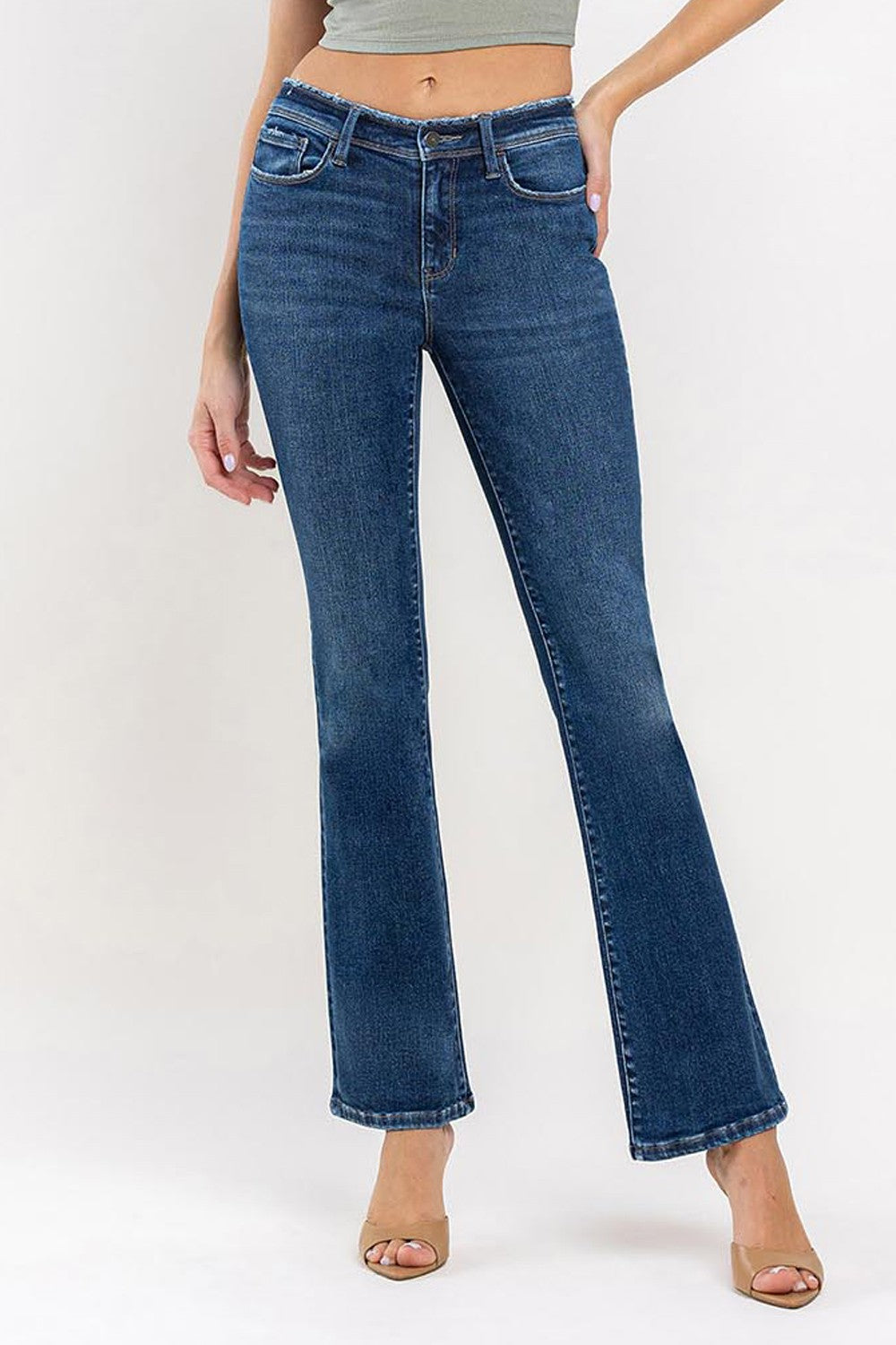 VERVET MID RISE BOOTCUT JEANS