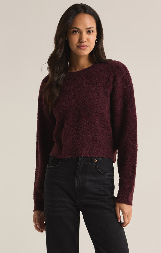 Z SUPPLY  Destiny Sweater IN BERRY WINE