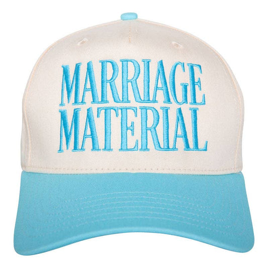 Marriage Material Two-Toned Trucker Hats