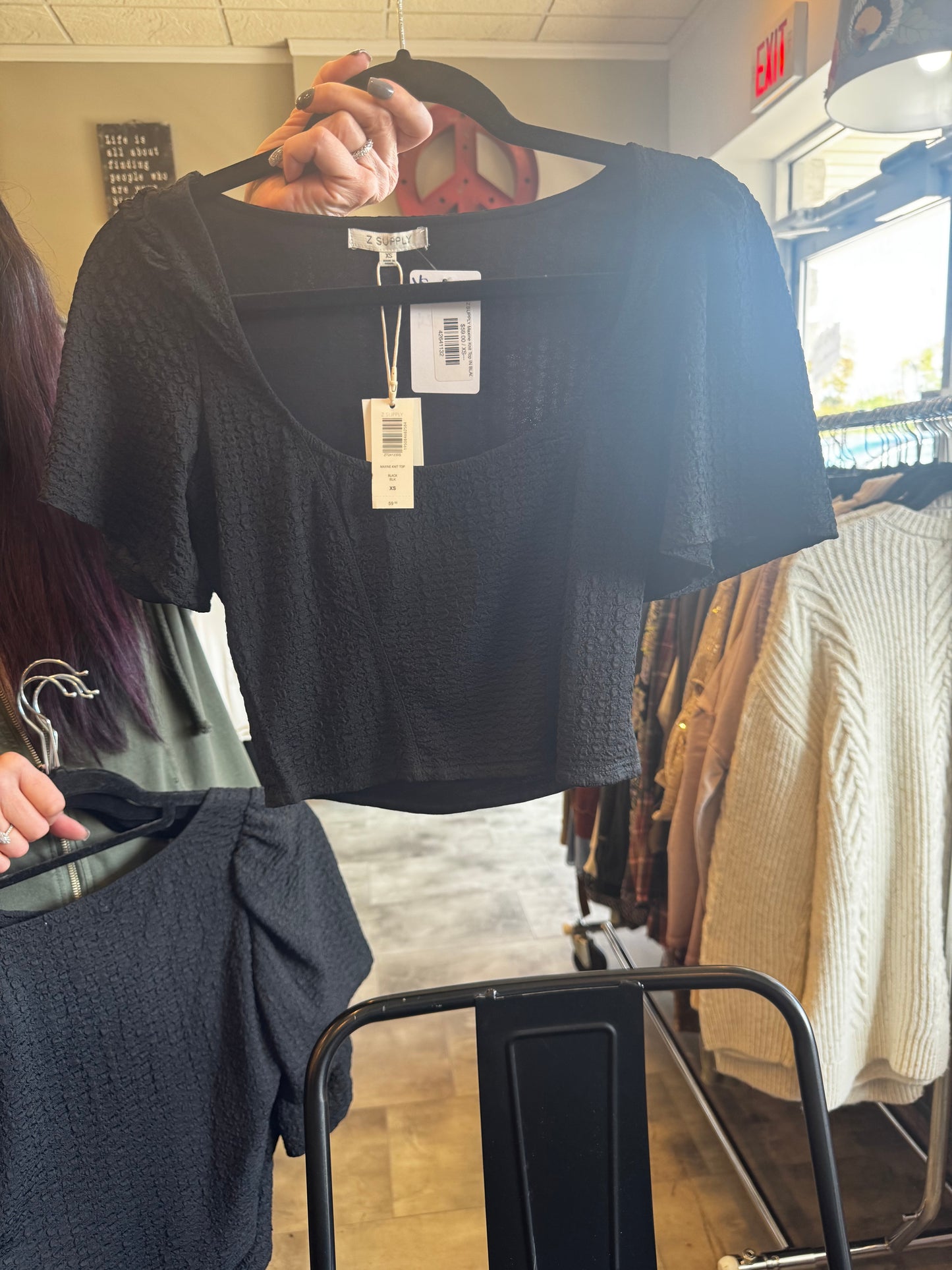 Z SUPPLY MAXINE KNIT TOP