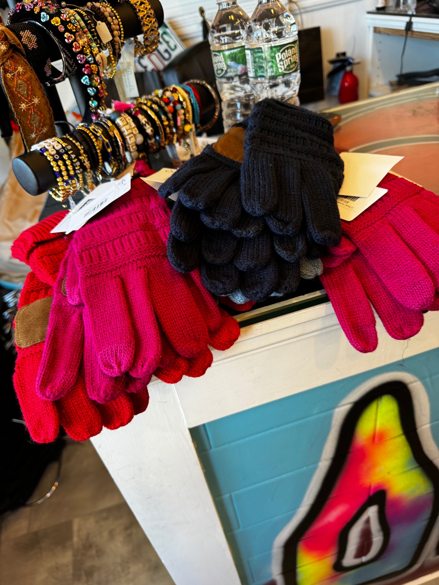 CC Popular Touchscreen Gloves IN BLACK, DENIM, PINK, NAVY , OLIVE AND RED