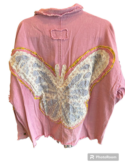 BUTTERFLY PATCH JACKET