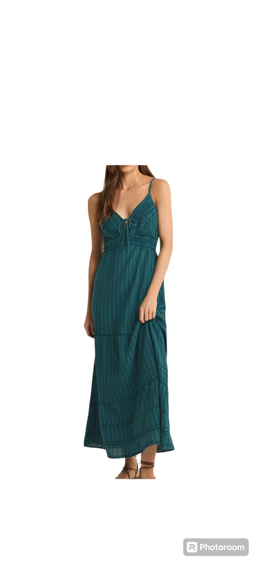 Z SUPPLY Divinity Midi Dress IN GREEN