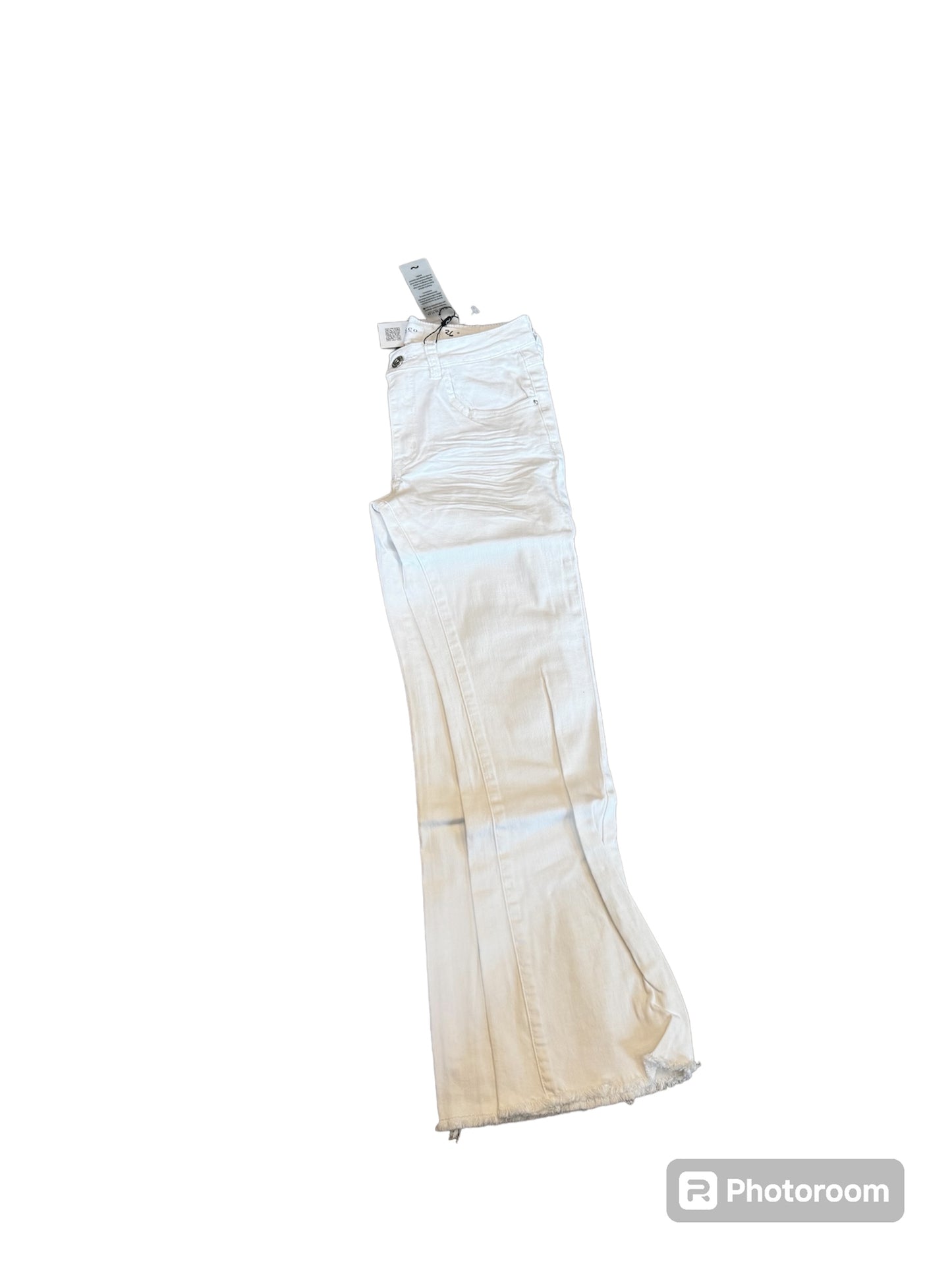 BIANCO WHITE CROPPED JEANS