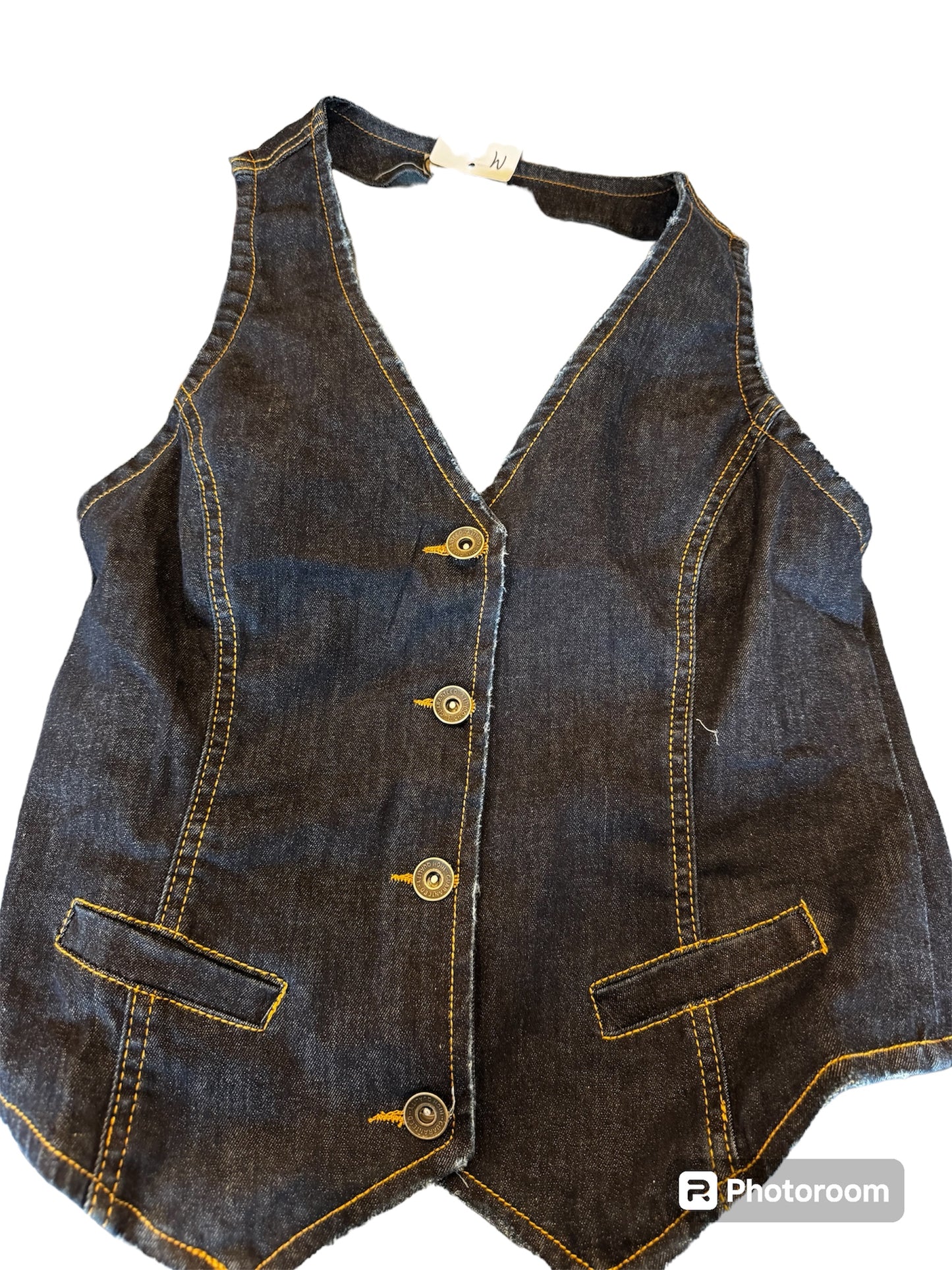 BIANCO DENIM VEST