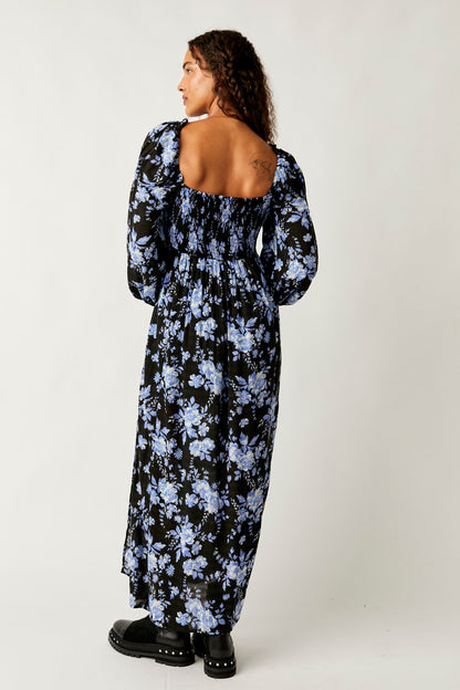 FREE PEOPLE JAYMES MIDI IN BLACK COMBO