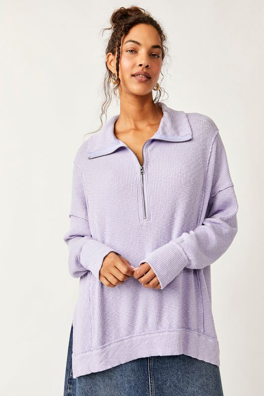 FREE PEOPLE WALK AWay  TUNIC IN LAVENDER