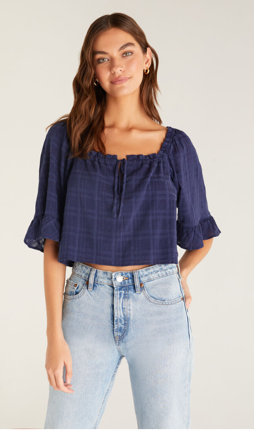 Z SUPPLY GABRIELLA FLIRTY TOP