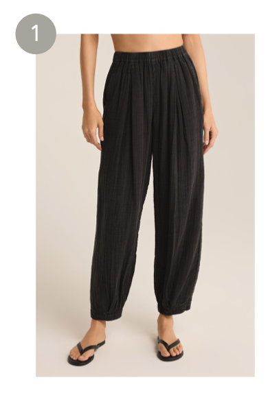 Z SUPPLY STEP OUT GAUZE PANT