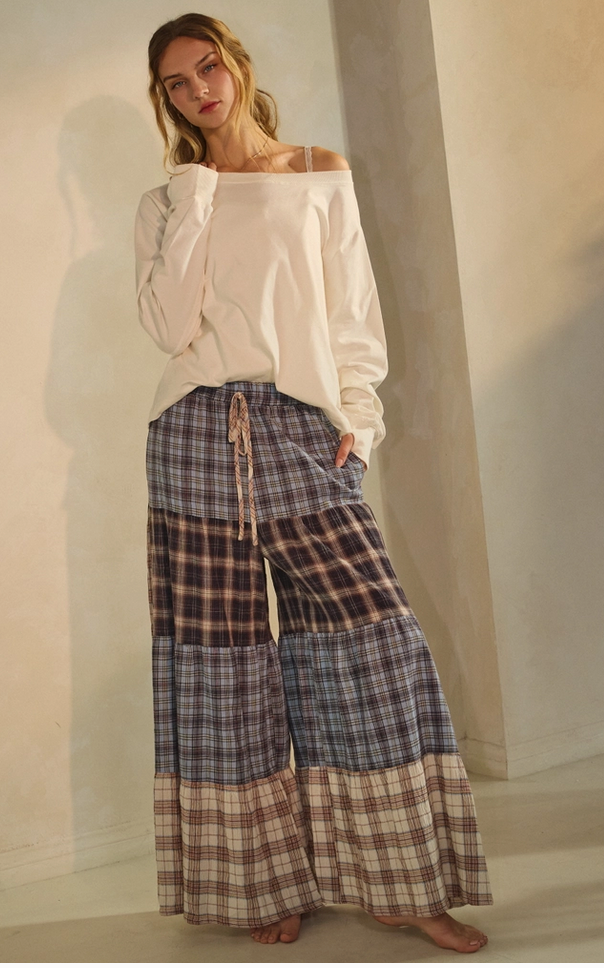 Relaxed Patchwork Pants