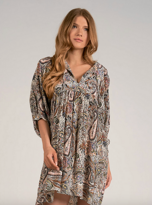 ELAN SP 24 PAISLEY DRESS