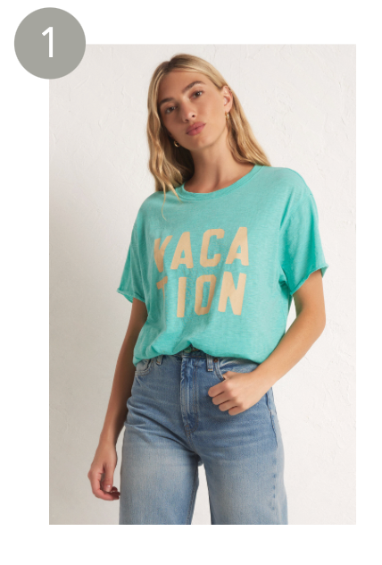 Z SUPPLY OVERSIZED VACATION TEE