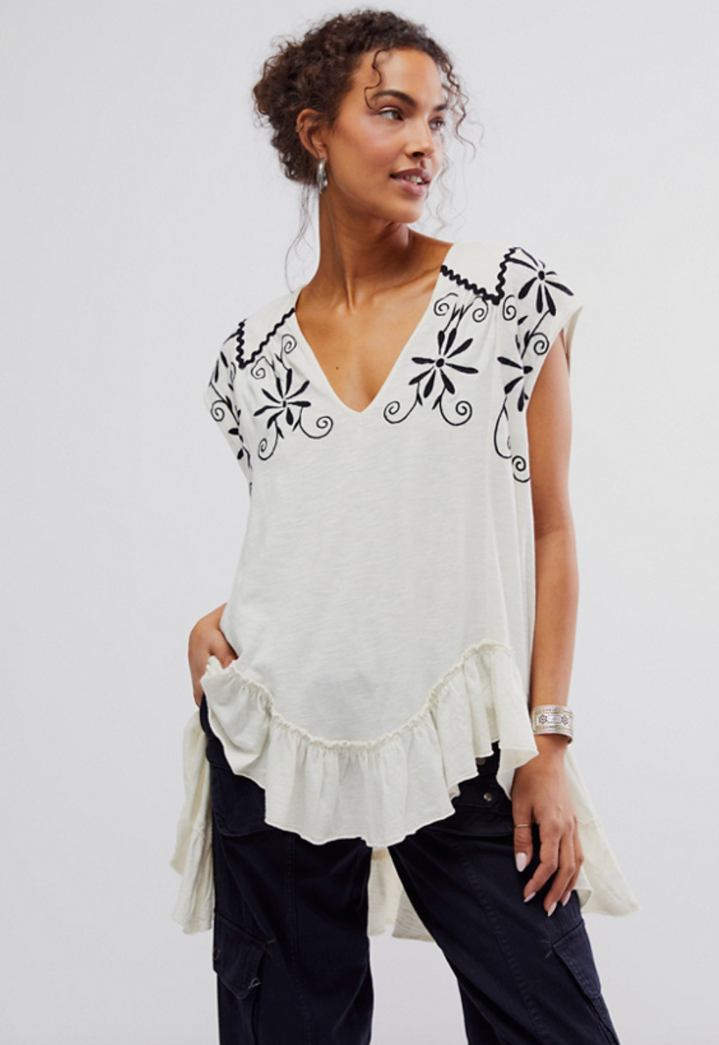 FREE PEOPLE OAXACA TEE