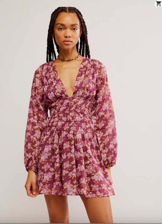 FREE PEOPLE KEEP YOU MINI DRESS