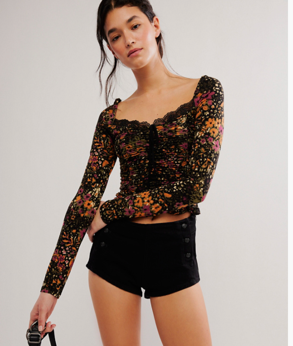 FREE PEOPLE LAYER IT ON ME top