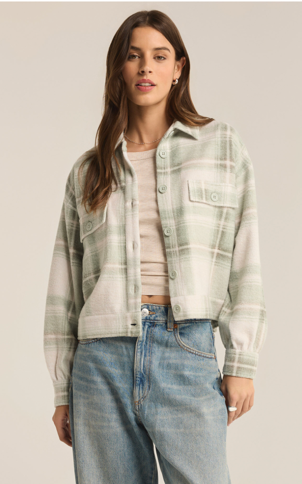 Z SUPPLY  ABBOT  PLAID JACKET