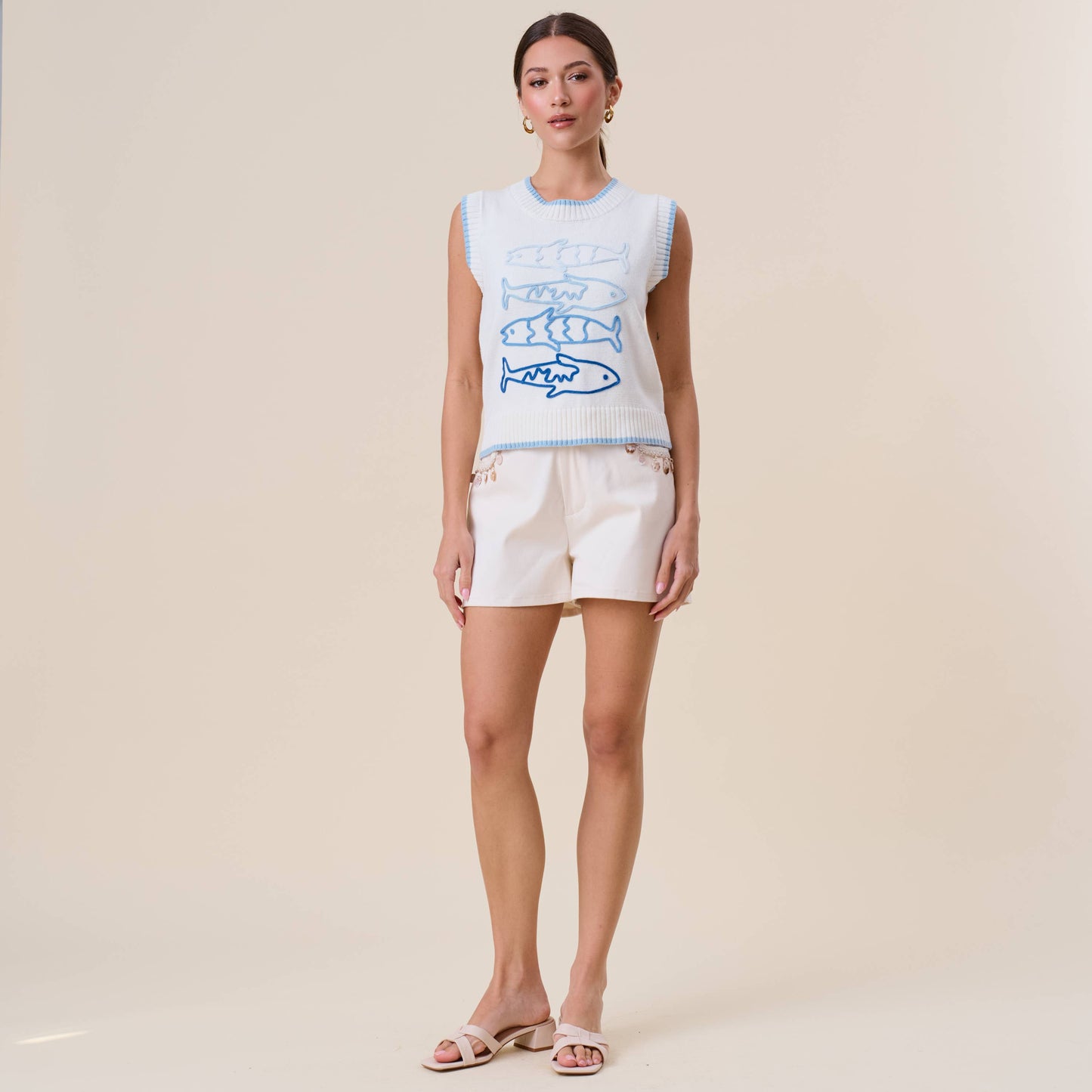 Sardine embroidered sweater